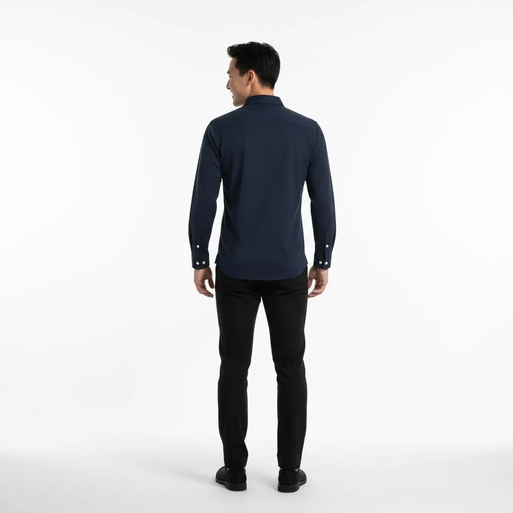 Đồng phục văn phòng 02 - mặt sau