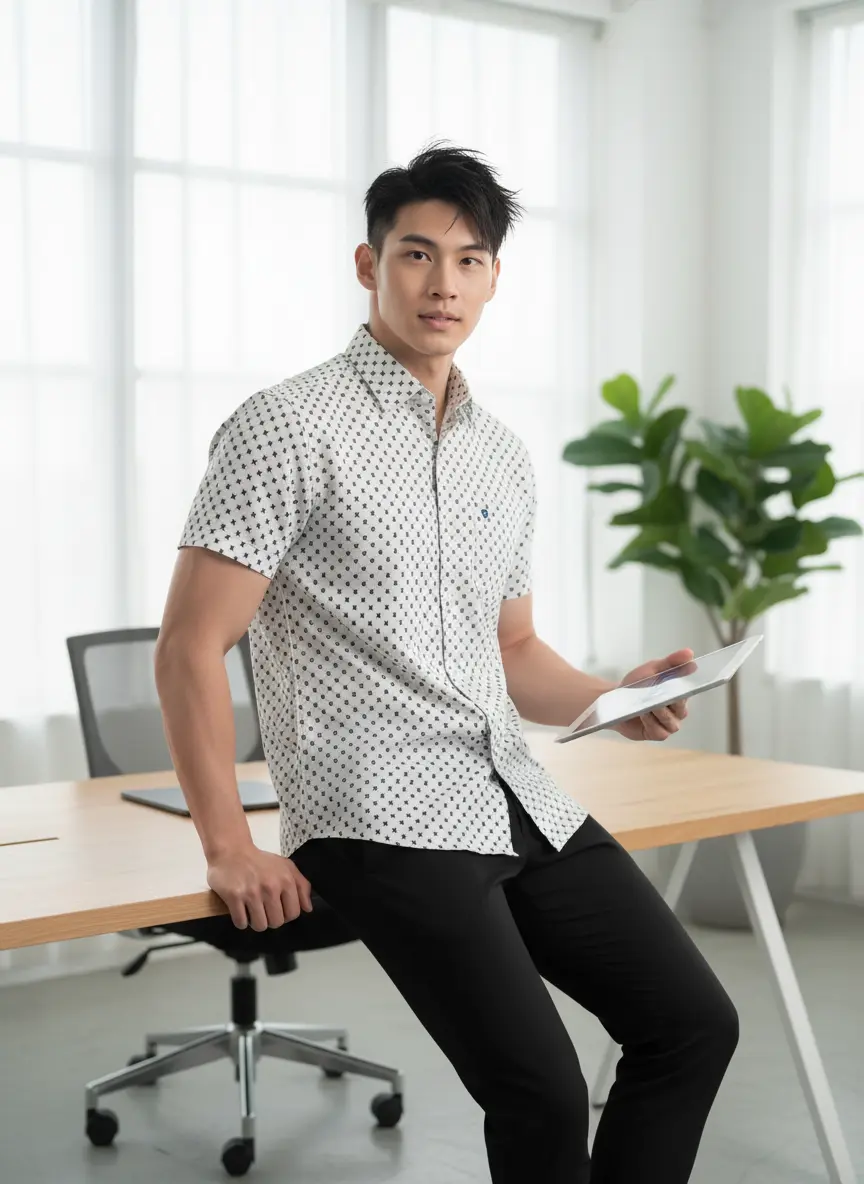 Đồng phục văn phòng 04 - mặt trước